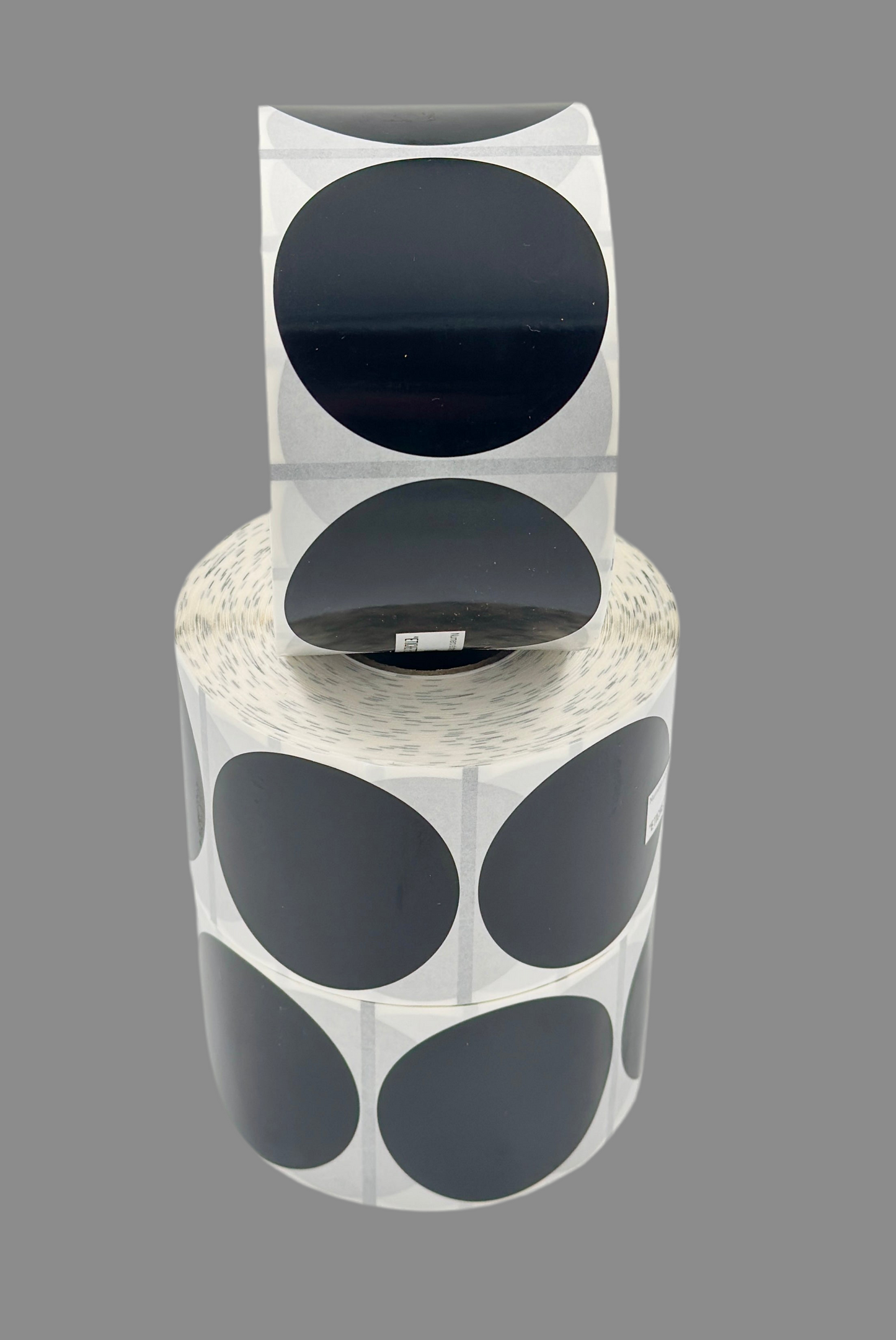 Etiketten schwarz, Ø 60 mm