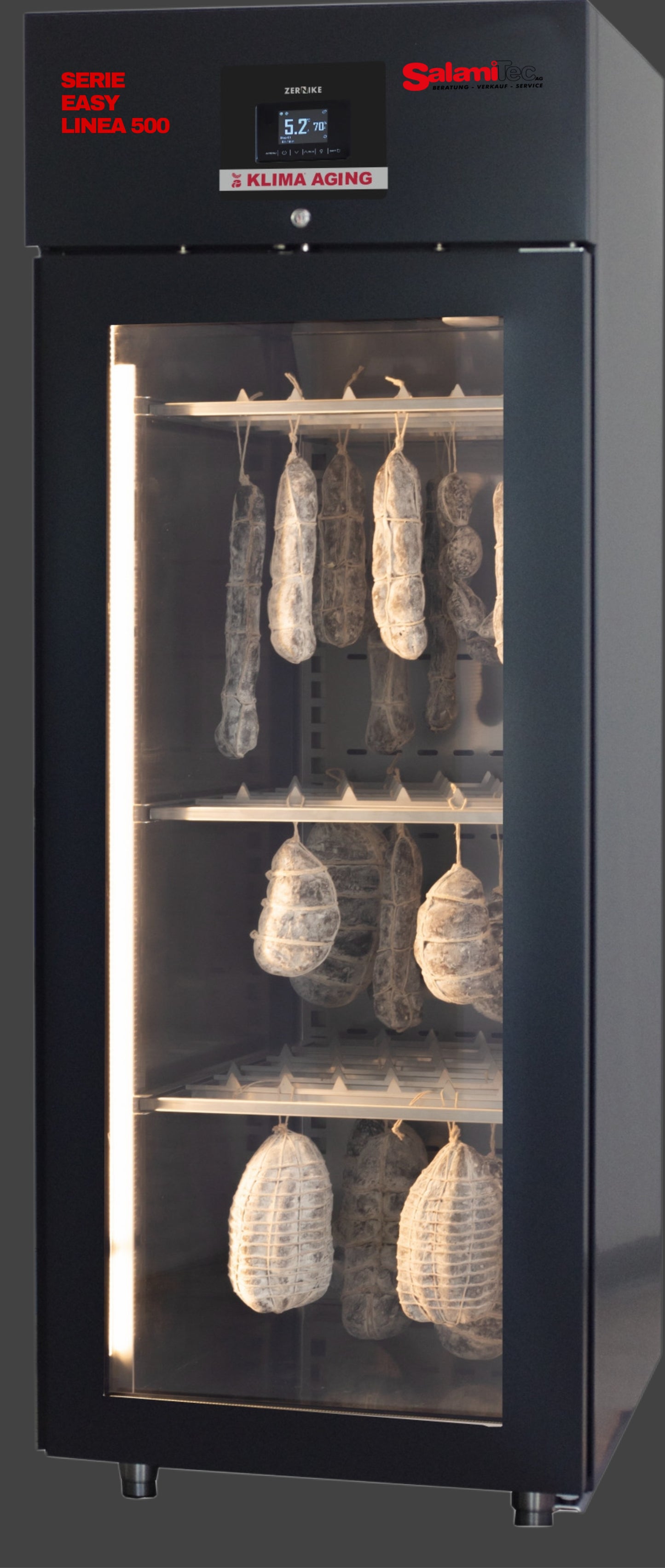 Reifeschrank Klima Aging Easy 500, schwarz